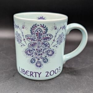 2003 Liberty London Year Mug, Poole Pottery, Made In England